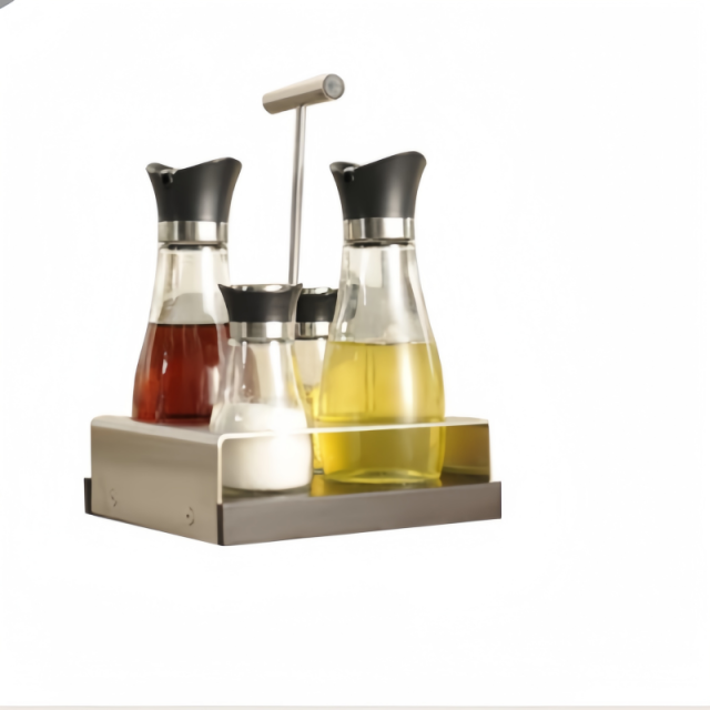 Stainless Steel Oil And Vinegar Set,4pcs