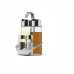 Stainless Steel Oil And Vinegar Set,4pcs