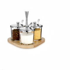 Sauce,salt, garlic three head seasoning set