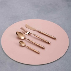 S/S304 18/10 Stainless Steel Cutlery Set，Hotel Flatware，Banquet Cutlery，Matte Gold Finish