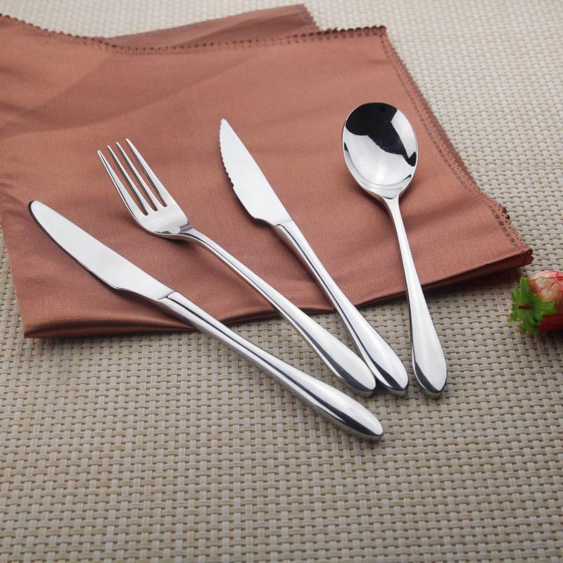 S/S304 18/10 Stainless Steel Cutlery Set，Hotel Flatware，Banquet Cutlery