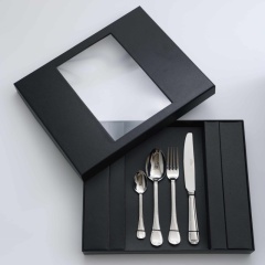 gifts ,S/S304 18/10 Stainless Steel  24 Piece (Boxed Set),Stainless Steel / Boxed / 6 Person Place Setting