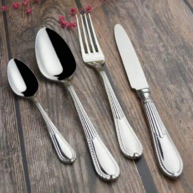 S/S 304 18/10 Stainless Steel Cutlery Set，Hotel Flatware，Banquet Cutlery