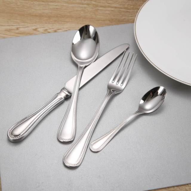 S/S 304 18/10 Stainless Steel Cutlery Set，Hotel Flatware，Banquet Cutlery