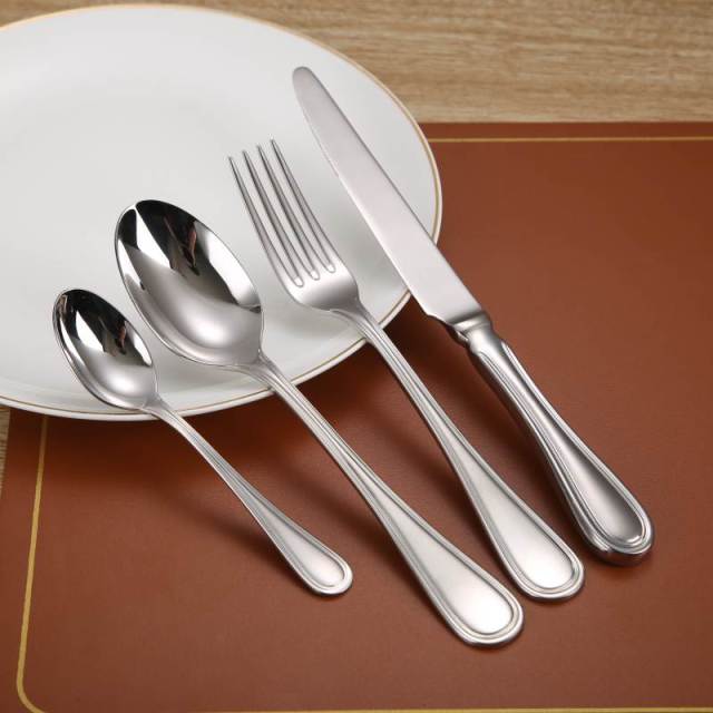 S/S 304 18/10 Stainless Steel Cutlery Set，Hotel Flatware，Banquet Cutlery