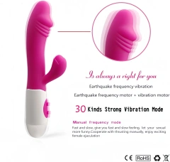 Double Ended Vibrator Adult Sex Toy Dildo Female Variable Frequency G-spot Simulation Masturbator