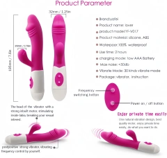Double Ended Vibrator Adult Sex Toy Dildo Female Variable Frequency G-spot Simulation Masturbator