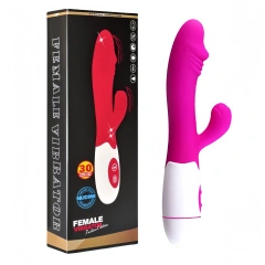 Double Ended Vibrator Adult Sex Toy Dildo Female Variable Frequency G-spot Simulation Masturbator