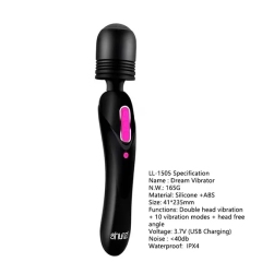 Vibrator Wand Double Heads Adult Sex Toys for Women