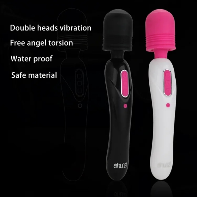 Vibrator Wand Double Heads Adult Sex Toys for Women
