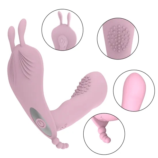 Sexual Stimulation Inner Thigh Nipple Clitoris Wireless Remote Control Sucking Wearable Vibrator Female Masturbation Vibrator
