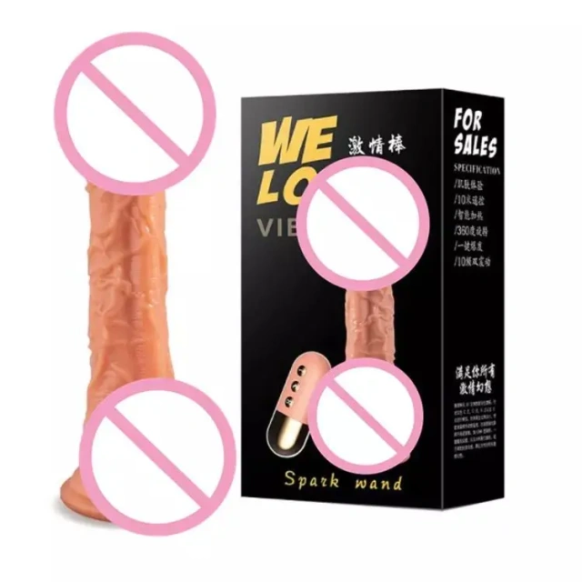 Passion Stick Swing Frequency Vibrator Heated Female Dildo Adult Apparatus Erotic Supplies