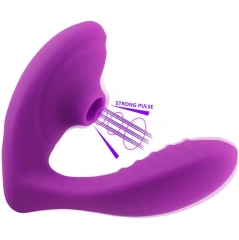 Clitoral Sucking Vibrator with Clitoris and G-Spot Stimulation Wearable Dildos Couple Sex Vibrators with 10 Suction Vibration