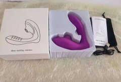 Clitoral Sucking Vibrator with Clitoris and G-Spot Stimulation Wearable Dildos Couple Sex Vibrators with 10 Suction Vibration
