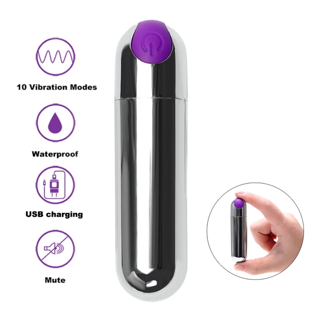 2025 The Most Popular USB Rechargeable Powerful Bullet Mini Vibrator