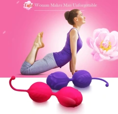 Rose Silicone Kegel Balls for Pelvic Floor Exercise Sex Toy