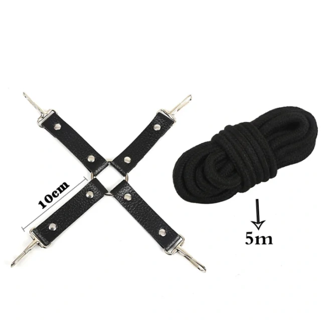 Adult Toys 10 Pcs SM Bondage Product Sex Bondage Set Bed Bondage Restraint Adult Game Belt Sex Handcuff Erotic Couples Games