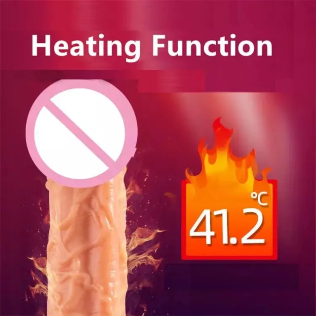 Passion Stick Swing Frequency Vibrator Heated Female Dildo Adult Apparatus Erotic Supplies