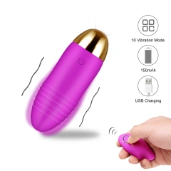 10 Frequency Remote Control USB Rechargeable Wireless Vibrating Egg Vibrator Female Masturbators Vibrator