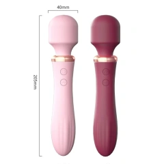 Female Adult Sex Product Double-Headed AV Vibrator Charging Vibration Masturbation Device