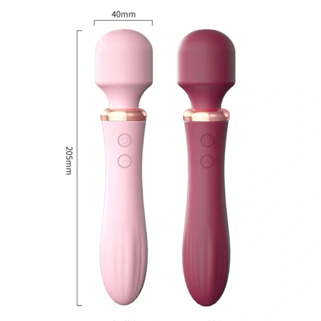 Female Adult Sex Product Double-Headed AV Vibrator Charging Vibration Masturbation Device