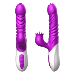 2019 Vibrating Waterproof Extendable Women Vibrator Sex Toys Thrusting Giant Dildo Telescopic Lifelike Dildo Vibrators