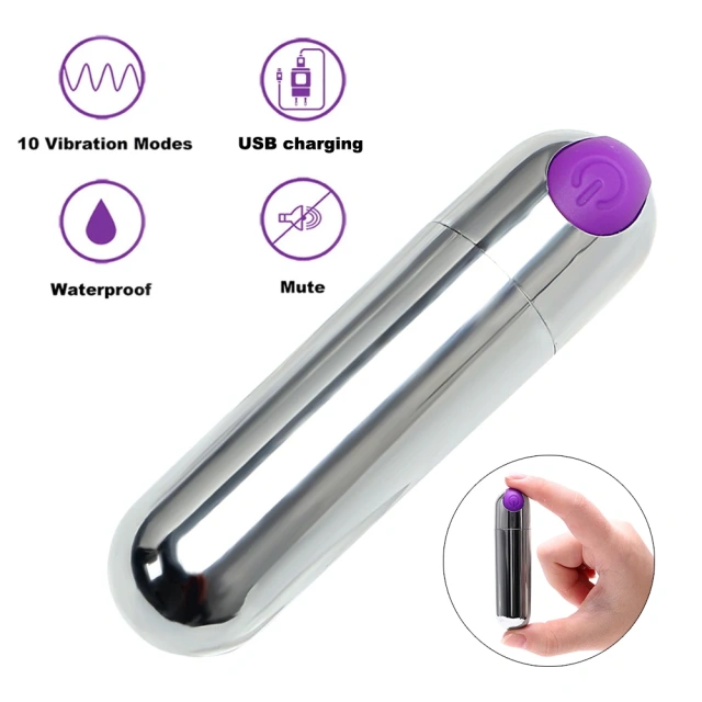 2025 The Most Popular USB Rechargeable Powerful Bullet Mini Vibrator