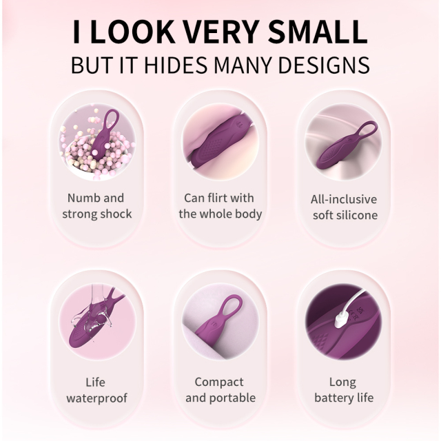 Lecai Waterproof Silicone Egg Vibrator​