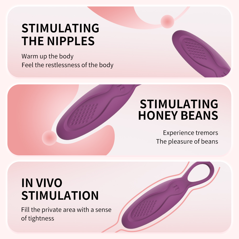 Lecai Waterproof Silicone Egg Vibrator​