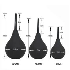 Enema Bulb Syringe Medical Rubber Enema Irrigator Female Vagin Anal Douche Cleaner for Feminine Hygiene Enema Anal Cleaning