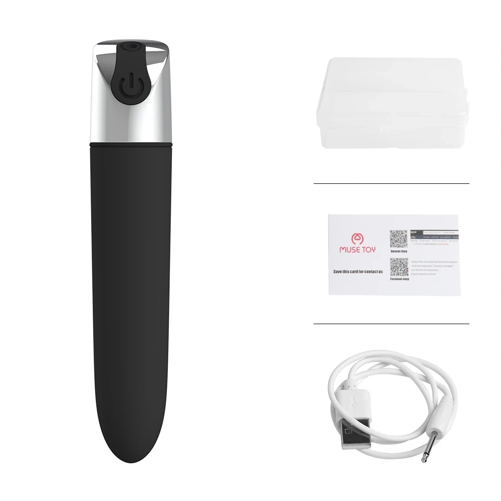 Powerful G Spot Mini Bullet Vibration Vibrator Vagina Clitoris Stimulator Dildo Rechargeable Masturbator Adult Sex Toy for Women