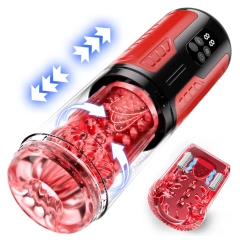 Male Masturbation Cup Penis Vibration Vagina Massage Pussy Sucking Thrusting Male Masturbator Sexmachine Sex Toys Adult for Men