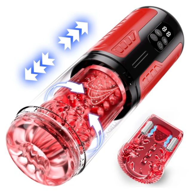 Male Masturbation Cup Penis Vibration Vagina Massage Pussy Sucking Thrusting Male Masturbator Sexmachine Sex Toys Adult for Men