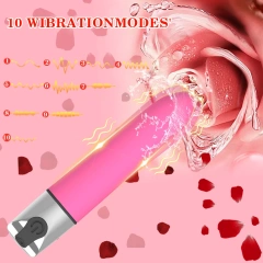 Powerful G Spot Mini Bullet Vibration Vibrator Vagina Clitoris Stimulator Dildo Rechargeable Masturbator Adult Sex Toy for Women