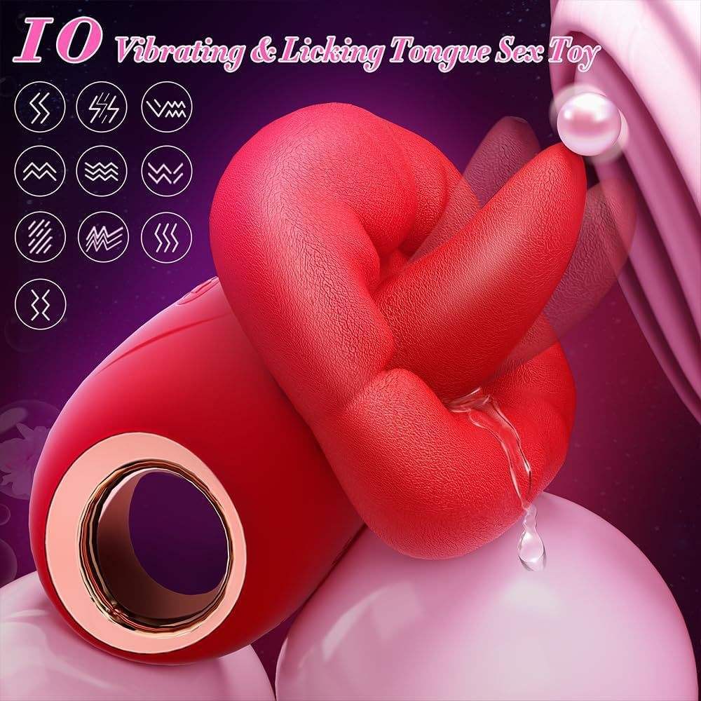 Hot Selling Licking Tongue Vibrator