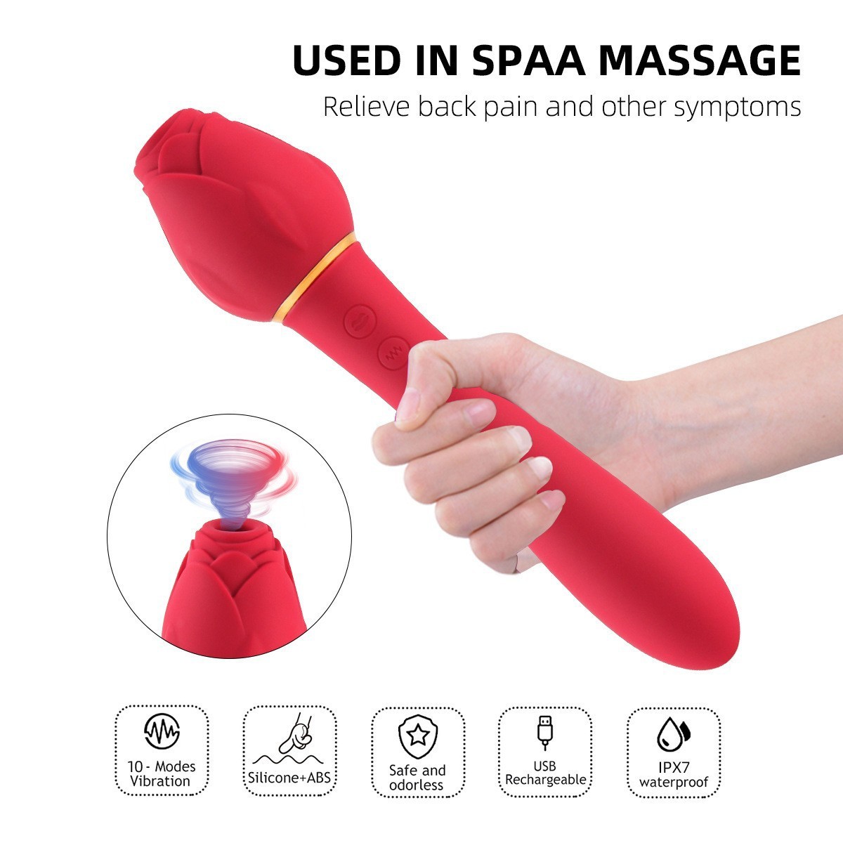 Rose Sucking Vibrator