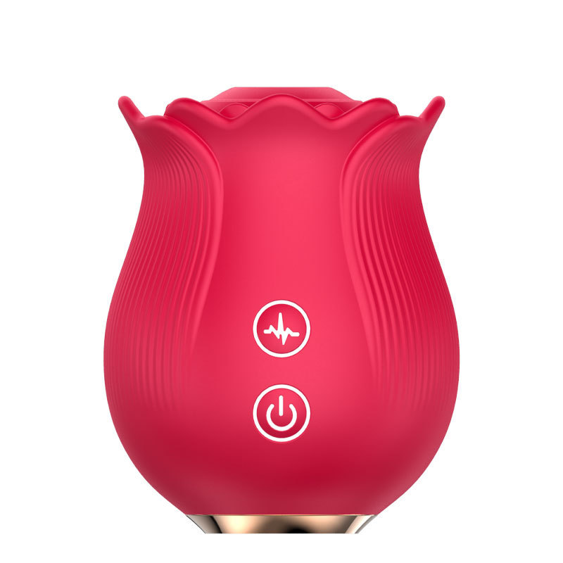Mousse Rose Tongue Licking Sucking Vibrator