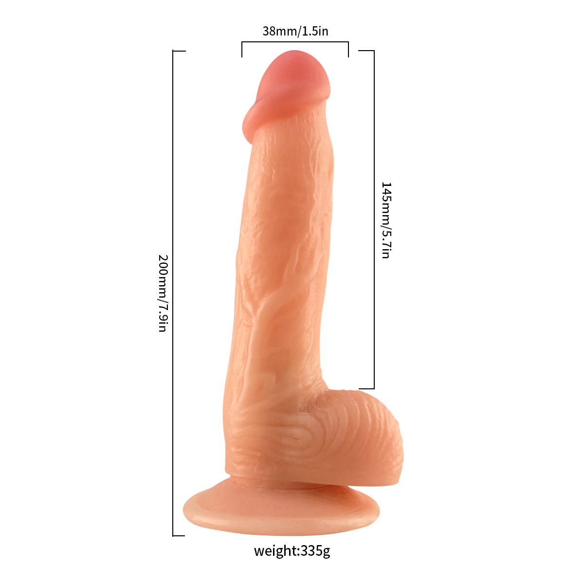 QS-B025 Strap on Dildo