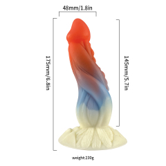 QS-H012  Liquid silicone dildo