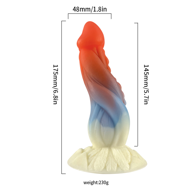 QS-H012  Liquid silicone dildo
