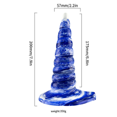 QS-H013  Liquid silicone dildo