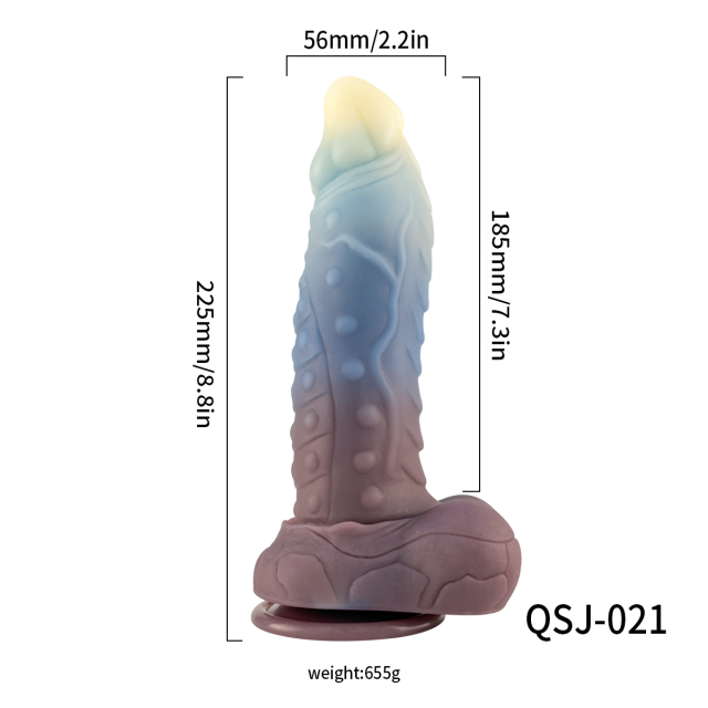 QS-H021   Liquid silicone dildo