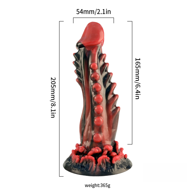 QS-H024  Liquid silicone dildo
