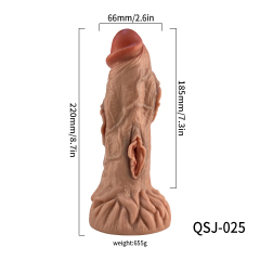 QS-H025  Liquid silicone dildo