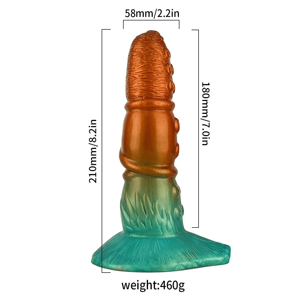 QS-H030   Liquid silicone dildo