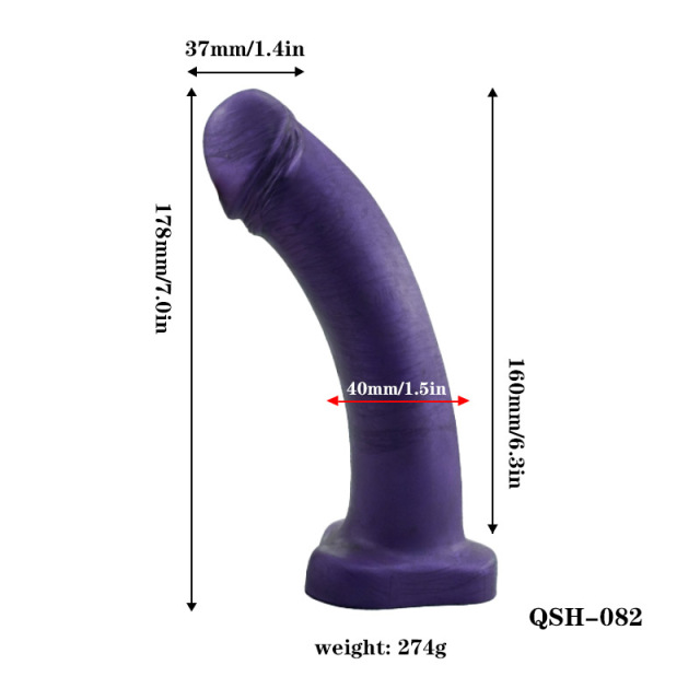 QS-H082   Liquid silicone dildo