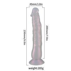 QS-B002    Liquid silicone dildo