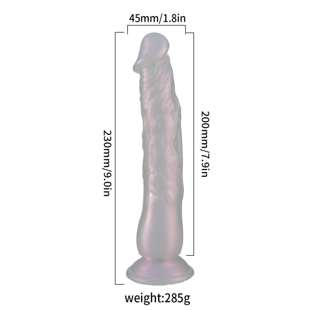QS-B002    Liquid silicone dildo