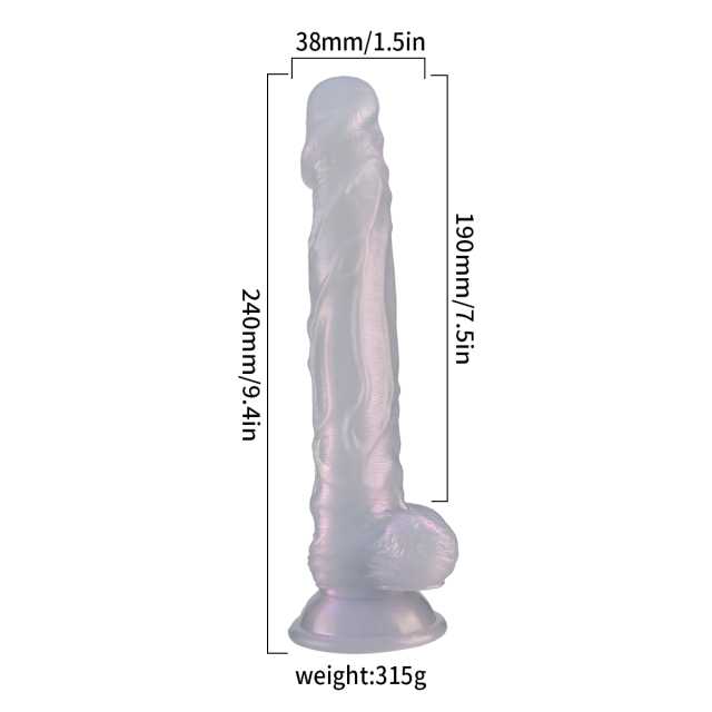 QS-B003   Liquid silicone dildo