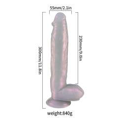 QS-B009   Liquid silicone dildo